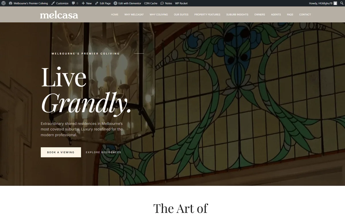 Melcasa Australia high-end architectural furniture and interior design storefront