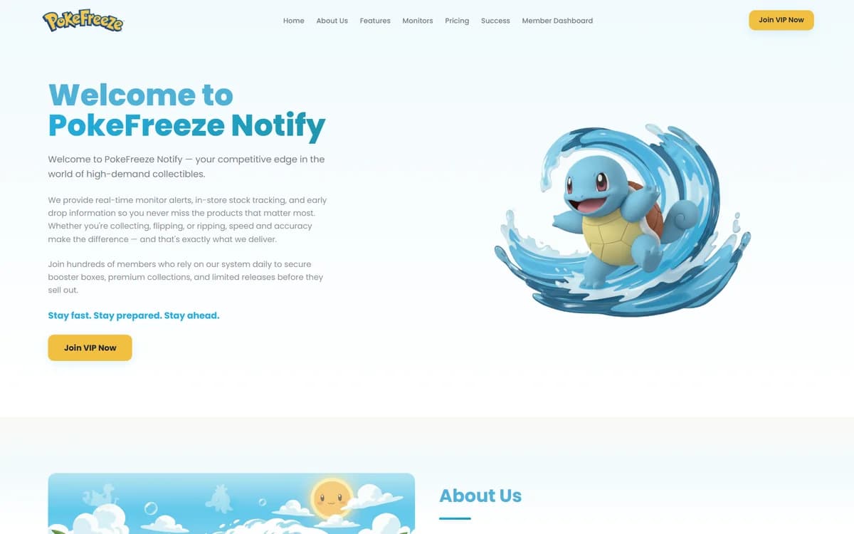 Poke Freeze interactive custom bowl builder and quick-service ordering app